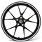Felgenrandaufkleber Felgenrand Stripes Breite 7mm Chrom Hologramm mit Montagetool 16 17 18 19 Zoll für Auto Motorrad Felgen Aufkleber (Hologramm Silber)