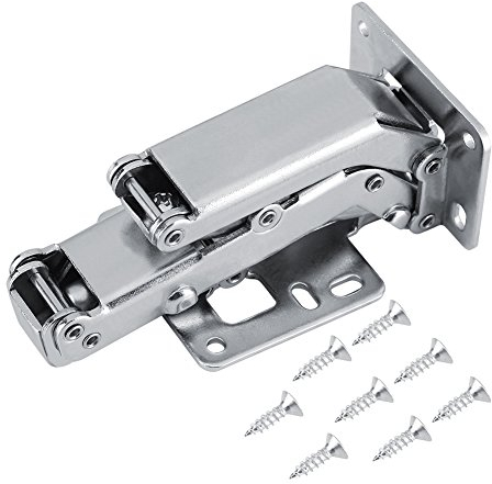 Charnières, charnières dissimulées de porte d'armoire de meuble, technologie silencieuse à fermeture douce et lente avec amortisseurs intégrés, réglage à 170 degrés,
