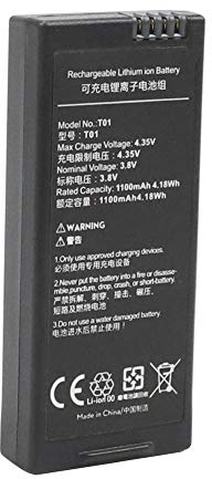 USIRIY Akku für DJI Tello Intelligent Flight Battery 1100 mAh 3,8 V Quadcopter RC Drohnenbatterie (1 Stück)