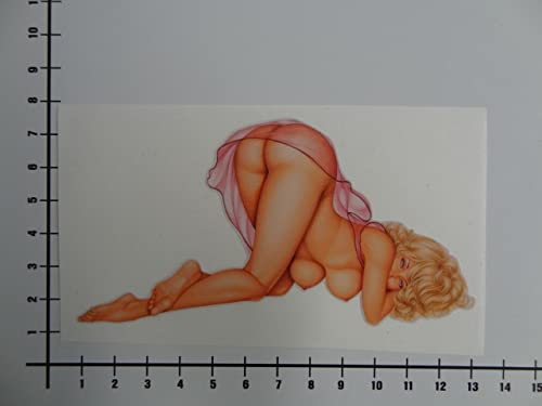 Big Ass PIN UP Girl Aufkleber Sticker Porn Sexy Titts Hot Woman Oldschool Pu089