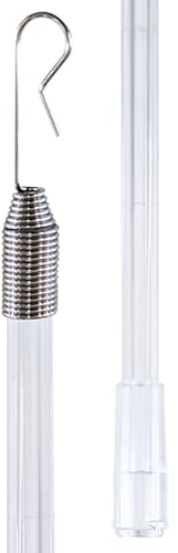 TENDEEVOLUTION Asta Tiratenda in Plexiglas disponibile da 100 o 125 cm. Bastone Tiratenda Resistente, Apritenda Rigido, Accessori per Tende da Interno (125 CM PLEXIGLAS)