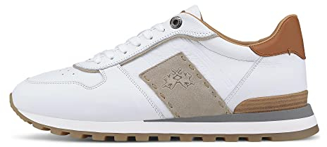 La Martina Sneaker LFM221.050.4260, Glattleder, Weiß, Herren EU 41