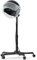 Colliford Casque Chauffant Cheveux Afro, Casque Seche Cheveux, Casque Vapeur Cheveux Pour Soin, Hair Steamer, 1650W, 3 modes de température, sèche-cheveux ion, hauteur 85-150 cm (noir)