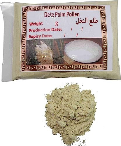 Polline di palma da dattero puro 100% naturale biologico in polvere (16 once / 450 gm)
