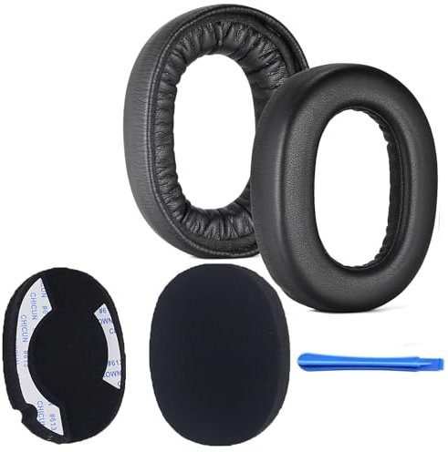 Elite 85h Ear Cushions Replacement for Jabra Elite 85h Wireless Noise Canceling Headphone Ear Pads Protein Leather Earpad Cups Cover with Memory Foam