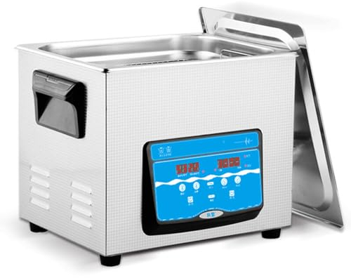 Nettoyeur à ultrasons 3L 6L 10L 40KHz, bain en acier inoxydable 220V, pièces de rasoir dentaire, lavage par ultrasons pour montres et bijoux,10L