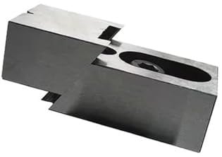 Morsa di precisione fissa laterale CNC Morsetto OK Morsa da banco con estremità piatta Stazione multifunzione Morsetto a rana antideformazione intagliato (Color : 1pc Flat mouth M8)