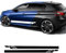 Karosserie Kofferraum Dekoration Aufkleber Taille Linien Aufkleber Tür Seitendekor Aufkleber für Peugeot 308 CC GTI SW,A-Black