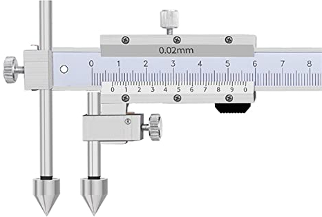 Mittenabstand Randmitte Lochabstand Messschieber Messbereich 150 mm 200 mm 300 mm 4CR13 Edelstahl-Messwerkzeug-Lineal(10-150mm-01)