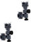 Supvox 2St Angelschirmständer Outdoor-Stuhl Angeln Universal-Schirmständer Deck Angelstuhl Schirmständer Verbindungsstück für Universalhalterung Stühle für draußen Sonnenschirmständer Abs