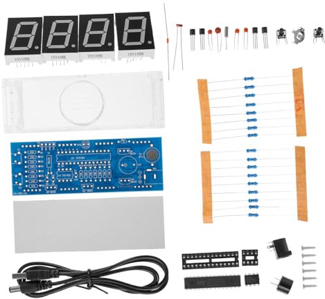 Ciieeo Bauen Sie Ihre Eigene Digitaluhr -Montage Einer Digitaluhr Mikrochip-Uhr-bausatz