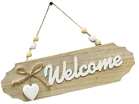 Teksome Willkommensschild für die Haustür, Willkommensschild für die Haustür - Willkommensschild Haustürdekoration | Home Letter Design Bauernhaus-Türschild für Arbeitsplätze, Cafés, Wohnungen