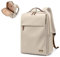 Rucksack Damen Laptop Reise Schulrucksack 15.6 Zoll mit Laptopfach, Wasserdicht Multifunktionaler Lässiger Tagesrucksack, Schultaschen Arbeitstasche Lehrertasche für Uni Büro (Aprikose)