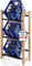 PATKAR® Getränkekistenregal 3 Kisten [EXTRA STABIL] - Getränkeregal Weinregal für Jede Kistensorte (Made in Europe) - Standfestes Kistenregal freistehend - Regal Getränkekisten aus hochwertigem Holz