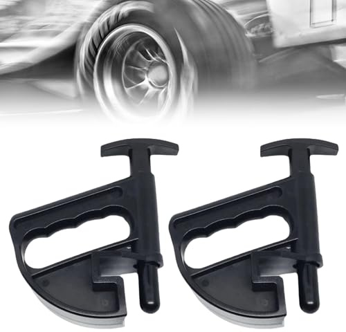 Comioke Abrazadera de Talón de Neumático, 2 Piezas Abrazadera de Talón de Neumático de Coche, Cambiador de Neumáticos Manual para La Reparación de Neumáticos de Automóviles, Instale Neumáticos (Negro)