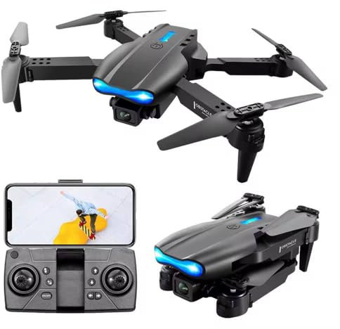 Faltbare 4K Drohne mit Kamera, WLAN Live-Übertragung, Gestensteuerung, Hinderniserkennung, Smart Control, RC Quadrocopter für Anfänger und Profis, lange Flugzeit, leicht & kompakt