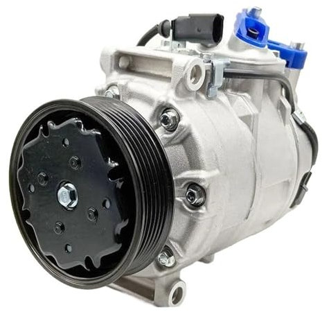 Compresor de aire acondicionado 7seu16c compatible con Audi A4 B7 A6 4F C6 4B0260805BX 4B0260805H 4F0260805AC 4F0260805AG 4F0260805G 4F0260805N y 4E0260805AD