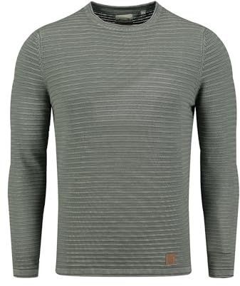 KEY LARGO Herren KLMANUEL Round Pullover, Khaki (1505), 3XL
