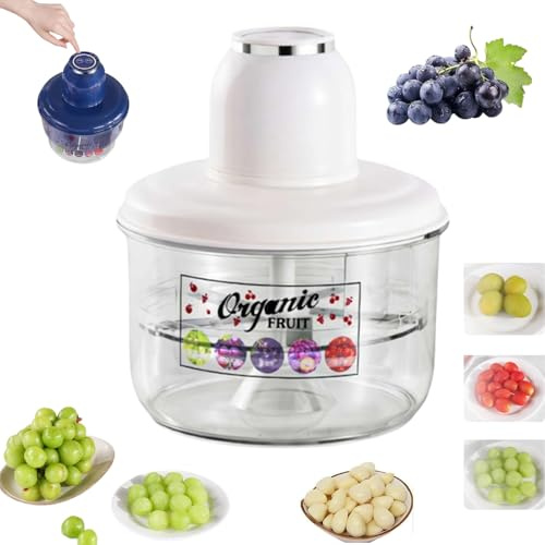 Máquina peladora eléctrica de uva, herramienta automática para pelar tomates de frutas pequeñas, máquina peladora de ajo mejorada, máquinas de frutas inteligentes comerciales recargables para uvas