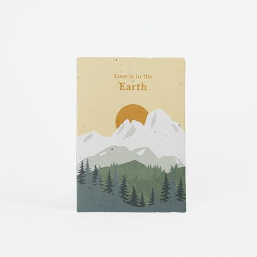 Pflanzbare Postkarte - Love is in the earth