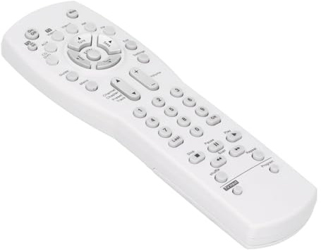 SUNGOOYUE Universelle Media Center-Fernbedienung, Weißes ABS, Kompatibel mit Mehreren Geräten für TV-DVD-Videorecorder-Audiosysteme, Einfache Programmierung (WHITE)