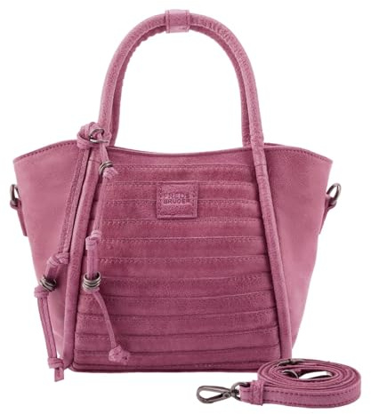 FREDsBRUDER Leder Handtasche Umhängetasche All In Layer Handbag Juicy Berry pink