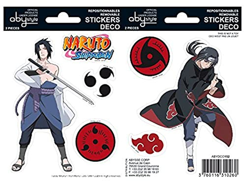 ABYSTYLE - NARUTO SHP - Stickers - 16x11cm - Sasuke/Itachi