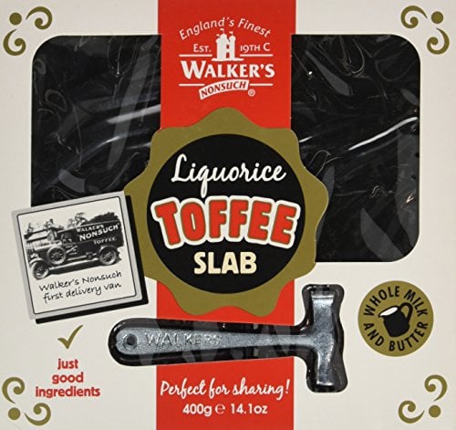 Walkers NONSUCH Original Liquorice Toffee Slab - 400gram