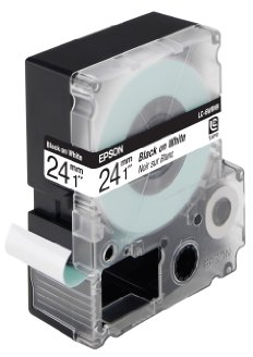 EPSON LC-6WBN9 Standard schwarz auf weiss tape 24mm