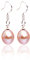 Sweet & Happy Girl's Store 7-8mm 9-10mm x Tropfen Purple Pearl Ohrringe Sterlingsilber-Haken