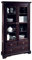 Vitrine, Samba, Akazie massiv, antikfinish, 3 durchgängige, Feste Einlegeböden