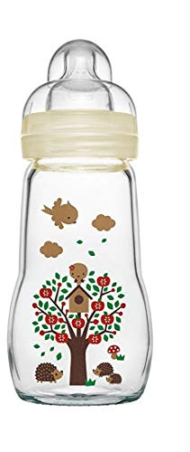 MAM Feel Good Glass Bottle 260 ml sort (z.B. 67036700) MAM Babyartikel GmbH