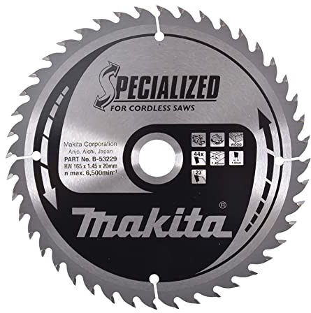 Makita B-53229 Specialized Blade for Cordless Saws 165x20x44T