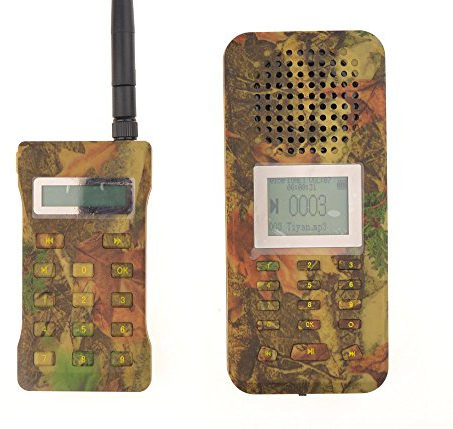 VOEMPHI LikeBlue Pájaro llamador Camuflaje Animal Decoy Reproductor de MP3 20 W 126dB Altavoz Pantalla LCD Batería Recargable con Control Remoto