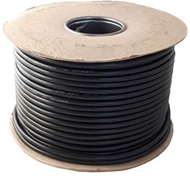 Ali's DIY 3 Core Round Black Flex Flexible Cable 3183Y 0.75 mm - 7 metre Cut Length