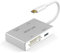 Adaptateur USB C vers HDMI DVI VGA USB3.0, hub USB 3.1 Type-C 4 en 1 vers HDMI DVI 4K VGA USB (compatible Thunderbolt 3), adaptateur USB-C pour MacBook/MacBook Pro Air/Surface Pro (TC 4 en 1)