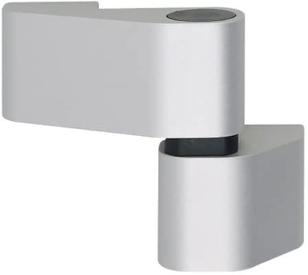 WSS 2D Alu-Türband 2-tlg. Drehpunkt 25/Achse 92 – Art. 04.150.2592.114 | höhen- & seitenverstellbar, Exzenterbuchse ±1,5 mm, E6/C-0 silber eloxiert