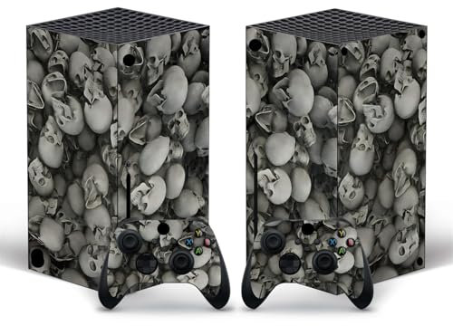 BUCEN Cubierta Protectora Calcomanía Vinilo Consola para Xbox Series X Skins Wrap Sticker con Dos Calcomanías Controlador Inalámbrico Gratis 79277 Calcomanía