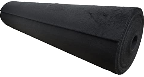 Alpha-Tex Autoteppich zur Auskleidung | Kofferraum & Fahrzeugteppich | Meterware Teppich nach Maß | Classic schwarz, Zuschnitt 2 x 2 Meter