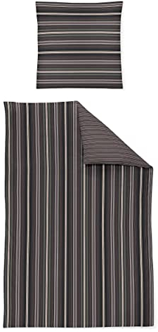 Irisette Mako-Satin Bettwäsche Set Sky 8421 Beere 135 x 200 cm + 1 x Kissenbezug 80 x 80 cm