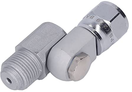 Pistolet à Peinture sans Air Joint Pivotant 7/8 Filetage 287036 Adaptateur de Valve Rotation à 360 DegréS Pistolet à Peinture sans Air Remplacement Pivotant pour Pistolets Titan Wagner