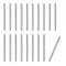 sourcing map 20Stk. 1x20mm Passstifte 304 Edelstahl Rundkopf Flachbefestigungselemente