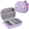 Leayjeen Étui pour Appareil Photo Compact Enfants Compatible avec ASTGMI/Gofunly/ZHUTA/Yokiss/HiMont/Hangrui/MJUM/HOOMOON, Enfant PâQues Anniversaire Cadeaux (étui Uniquement) Licorne Violet