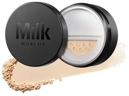 Milk Makeup Pore Eclipse Matte Translucent Setting Powder – Controls Shine, Blurs Pores + Sets Makeup Up to 16 Hours – Weightless, Talc-Free Formula with a Matte Finish – Translucent Light, 0.27oz