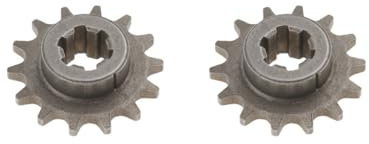 Lot de 2 pignons de chaîne avant 14T 14 dents pour moteur 49cc Mini Pocket Dirt Bike