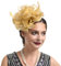 Lazzboy Hut Damen Elegant Fascinator Schwarz Kopfschmuck 20er Jahre Blume Haar Feder Clip Haarklammer Schleier Cocktail Tea Party Kopfbedeckung Stirnband Haarnadel Hochzeit (Gold)