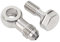 Kit de Boulons Banjo en Acier Inoxydable, M8 X 1,25 à AN4, Raccord à Boulon Banjo à Haute capacité de Charge avec Rondelle