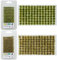 Attuslla 208 PCS Herbe Modelisme Modèle Arbres Gazon Lichen pour Feuillage, Herbe Artificielle Modèle pour Le Chemin de Fer de Paysage de Train