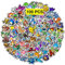 GTOTd Pixel Game Stickers Aufkleber (100 Stück) Cartoon Geschenke Merch für Laptop Wasserflasche Telefon Zubehör Auto Stoßstange Fenster Helm Dekor Teens