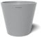 POTS&MORE VP012002 Conico 20 Pot de Fleurs, diamètre : 20 cm, Forme Ronde, Couleur : Gris Clair, Hauteur : 18 cm, Cache-Pot en Plastique, pour Plantes d'intérieur